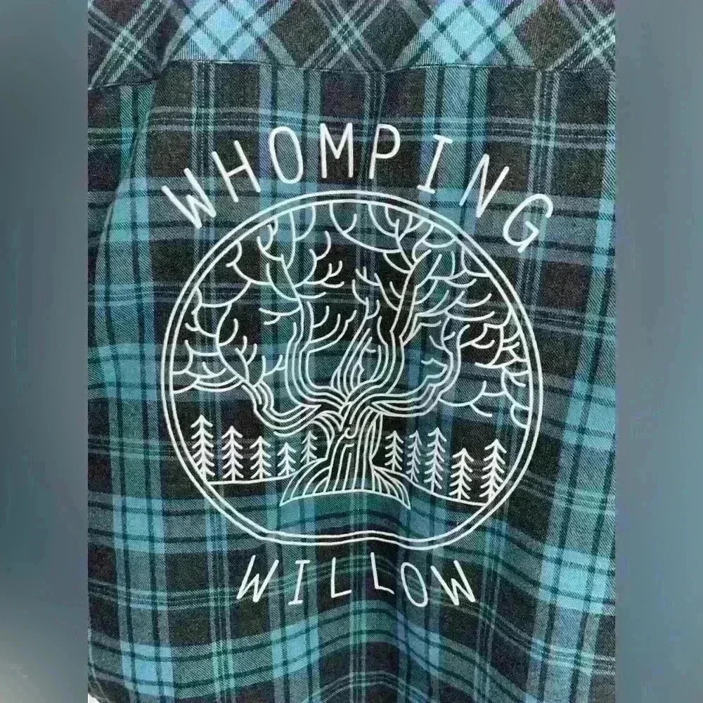 Harry Potter Short Sleeve Flannel Shirt - Picture 7 of 7